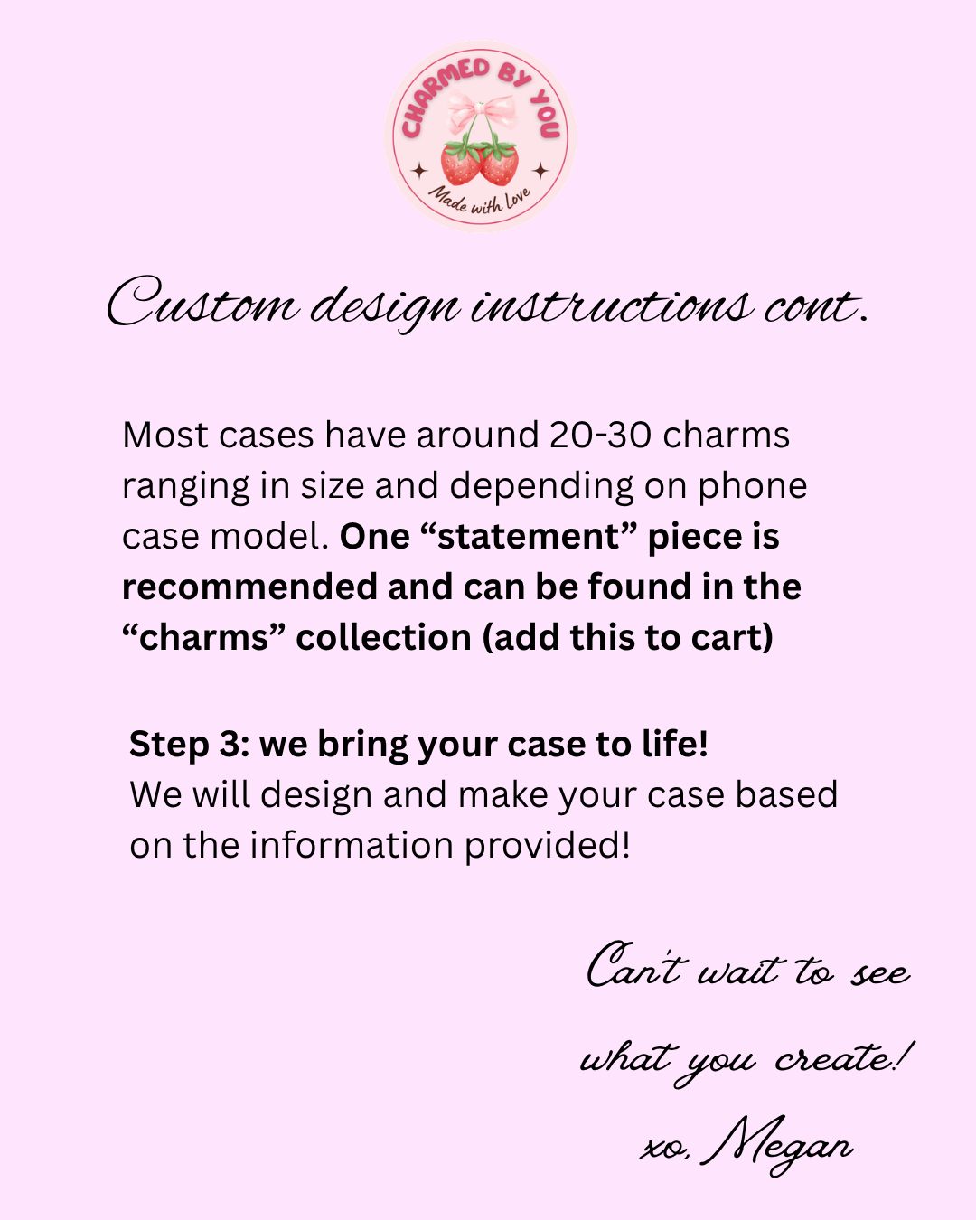 Create-Your-Own  |  Custom Charm Phone Case